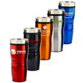 16 Oz. Wavy Travel Tumbler